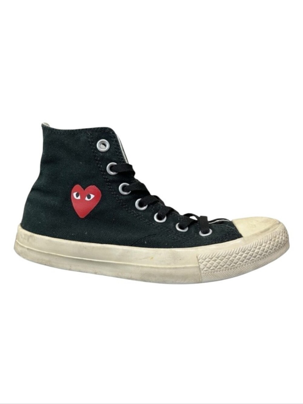SALE 🛒 Comme Des Garçons PLAY X Converse High Top Canvas Sneakers